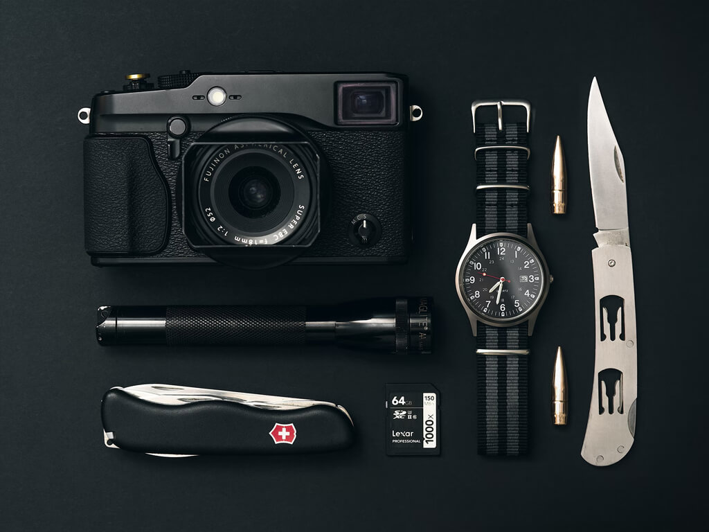 real product flatlay for e-commerce online store development